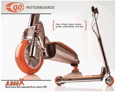 Go Motorboard 2000X Electric Transporter Scooter NEW