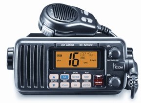 Icom M422 Black Fully Featured Compact Marine VHF