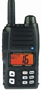 Standard Horizon HX500S-LI Handheld VHF Radio - Black