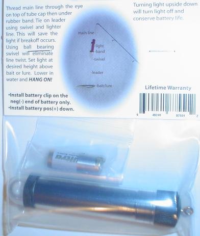 Crappi Candle LED Fishing Line Light Bait Illuminator
