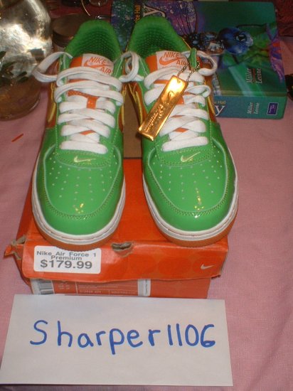 Nike Air Force 1 Citrus Size 8 with matching Shirt