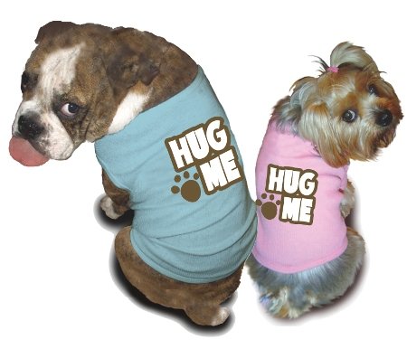 Ruff Ruff and Meow doggie tee-Hug Me