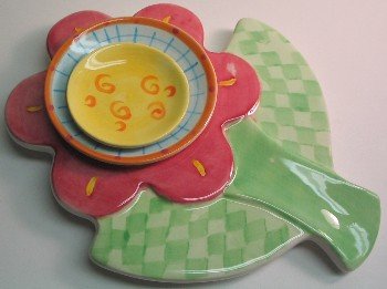 Spoonrest from the Flora Collection Stackable