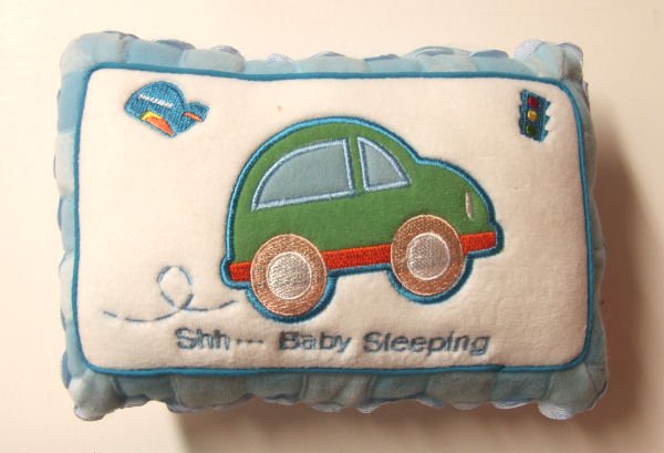 Baby Boy Pillow Door Hanger