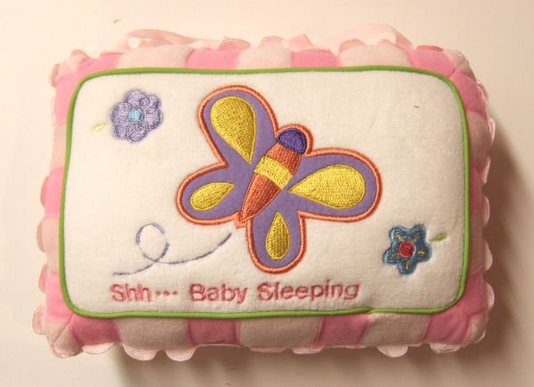 Baby Girl Pillow Door Hanger