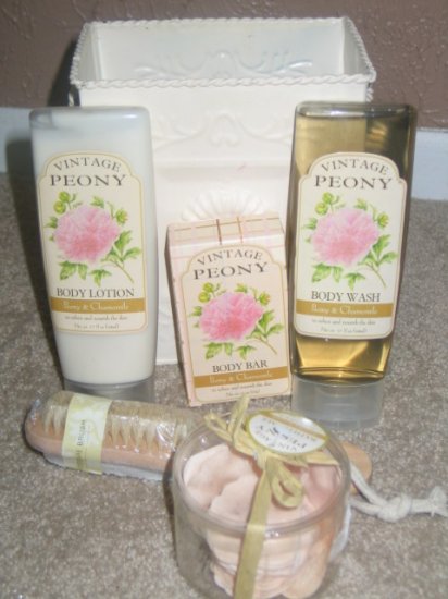 Vintage Peony Gift set