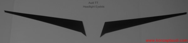 Audi TT 02-05 Headlight Eyelids Paintable Polyurathane eyebrows Also available Carbon Fiber