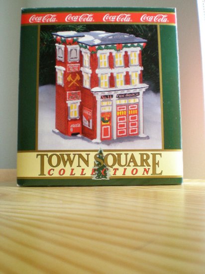 Coca-Cola Town Square Collection Station #14 Firehouse 1994