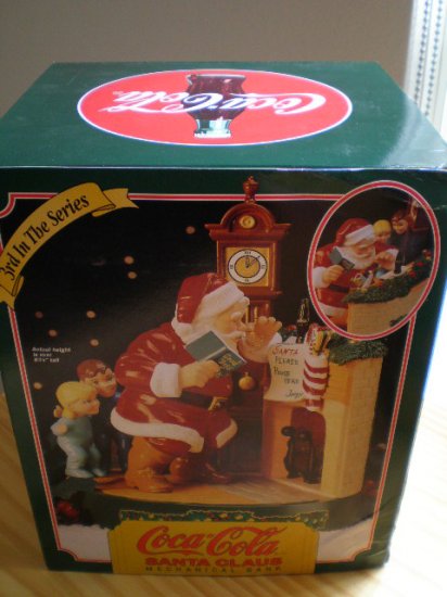 Coca-Cola Santa Claus Mechanical Bank #3 in the Series 1995