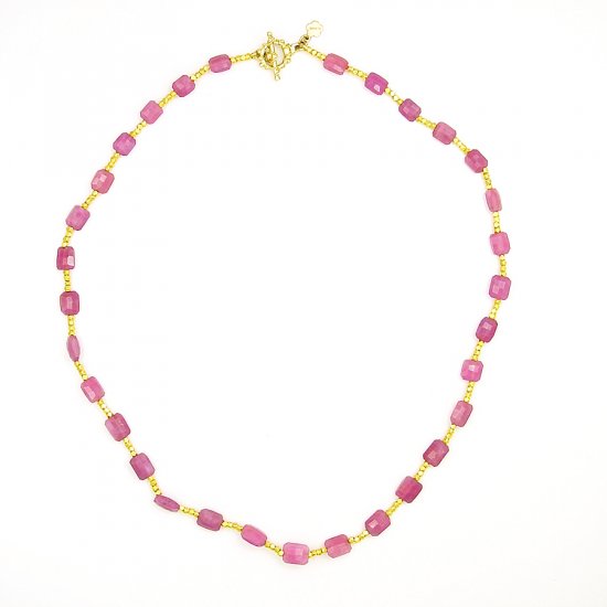 Pink Sapphire Necklace 1