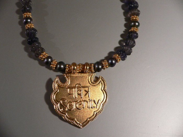 SERENITY Necklace Blue Tourmalines