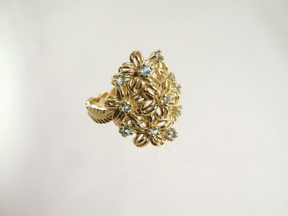 Women's STERLING SILVER FLOWER RING SIZE 5