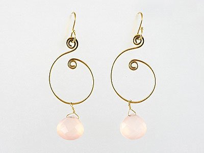 Gold S-Shaped Earwires