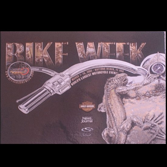Bike Week Daytona Beach Official 2002 Poster