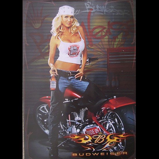 Bike Week 2005 Bud Motorcycle Poster