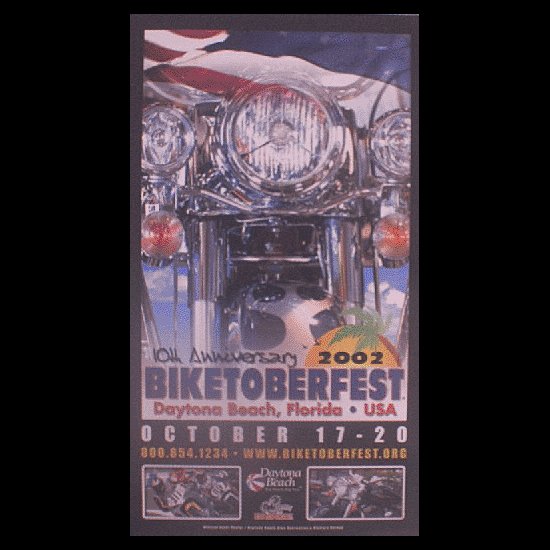 Biketoberfest 2002 Daytona Beach Official Poster