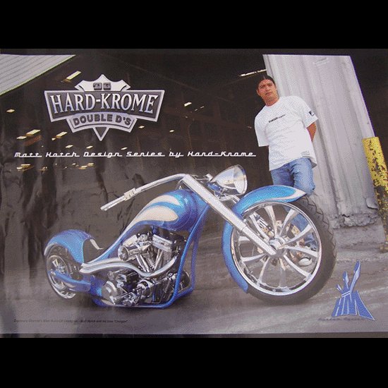 Hard Krome Motorcyle Biker Posters