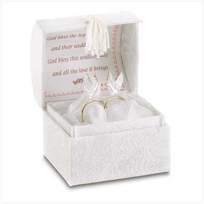 WEDDING TREASURE BOX W/ RINGS - Code: 38578
