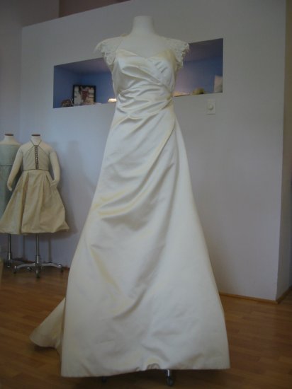 Vintage Inspired Silk Satin Gown