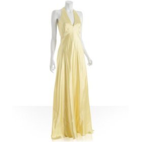 Nicole Miller Plunge Front Evening Gown