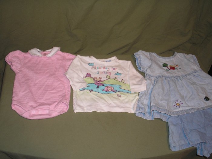 Baby Gap and Cherokee Infant Girl Clothing