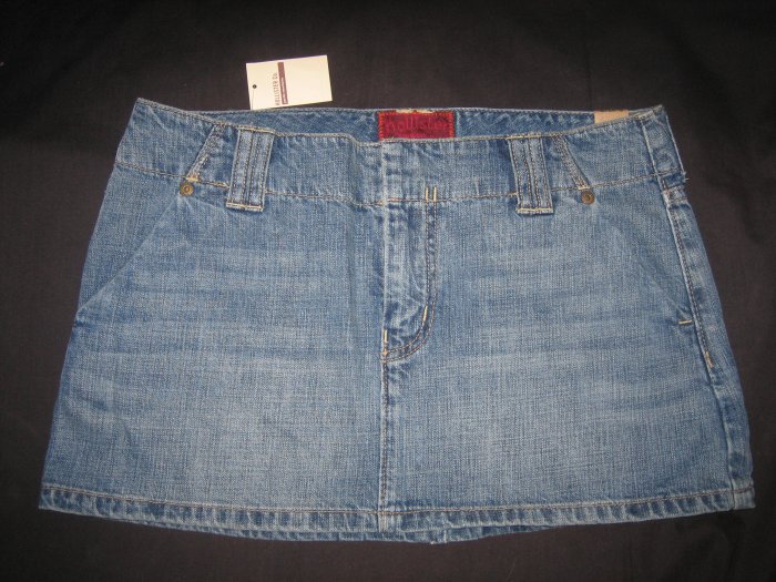 Hollister Jean Skirt Size 5 New With Tags Retail 39.50