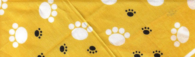Yellow Puppy Paws - Small