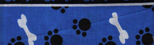 Dark Blue Puppy Paws - Large