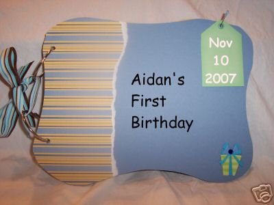 Boys Birthday Memory Books