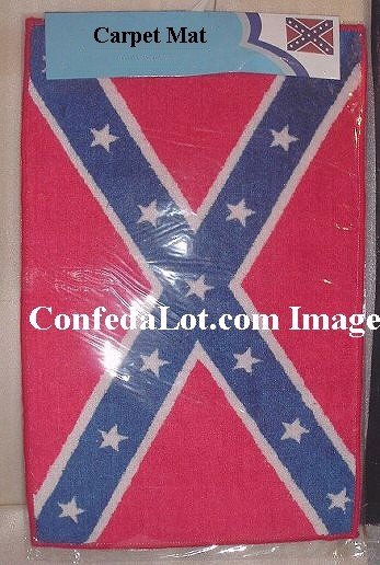 Confederate Carpet Mat Area Rug 22in x 39in NEW FULL FLAG CARPET MAT
