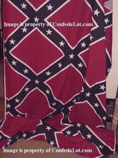 8 Yards Confederate Flag Fabric Huge 58 inches Wide NEW Cut Straight Off The Bolt
