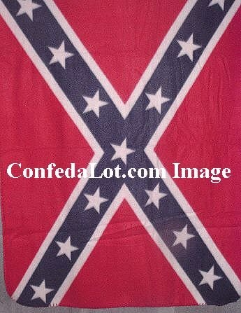 Confederate Baby Blanket made of Fine Baby and Child Safe Fleece NEW Nursery