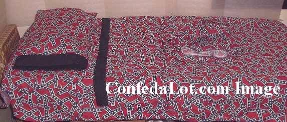 Confederate Toddler and Crib Bedding Set 4 piece NEW