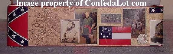 Confederate Wall Paper Boarder Multi Scene Wall Paper Boarder 15 FT LONG Very Rare and Unique NEW