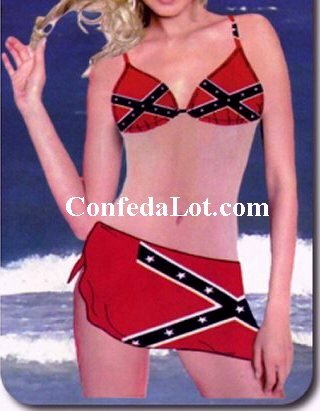 Confederate Bikini Set with Wrap NEW