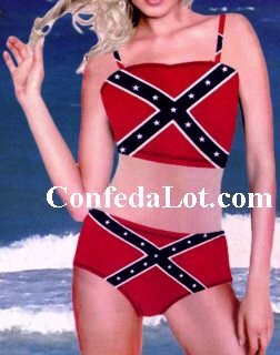 Confederate Tube Top Bikini Set with Full Support NEW