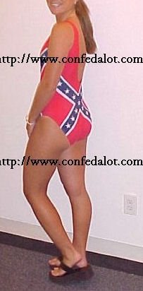 Confederate One Piece Bathing Suit NEW