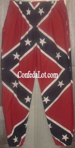 Confederate Pants Full Flag Casual Lounging Pants NEW
