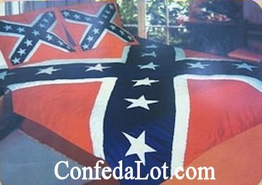Confederate KING Quilt Comforter and Pillow Sham Set NEW