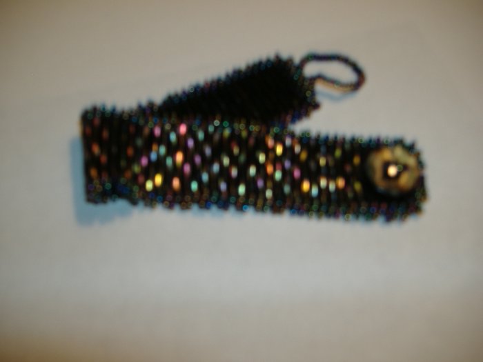 Multicolor Twisted Bugle Bead Bracelet