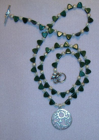 Round Silver Pendant