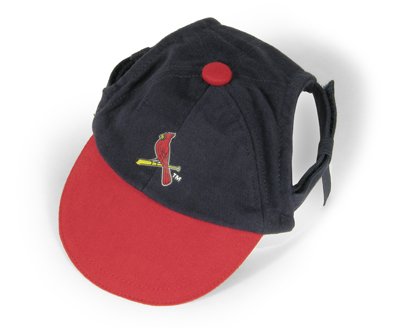 St Louis Cardinals Logo Dog Baseball Cap Hat Size X-Small