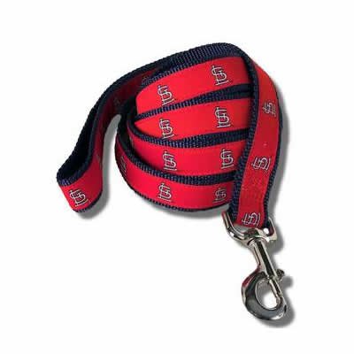 St Louis Cardinals MLB Dog Leash 6 Ft Size Large