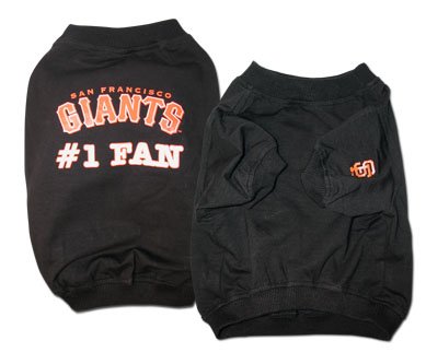 San Francisco Giants #1 Fan Dog T-Shirt Size XXS