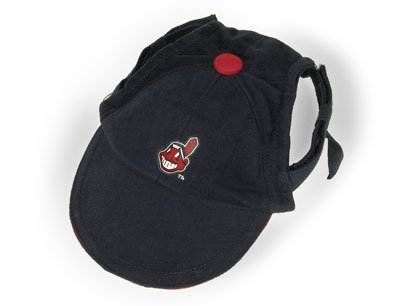 Cleveland Indians MLB Dog Baseball Cap Hat Size XS