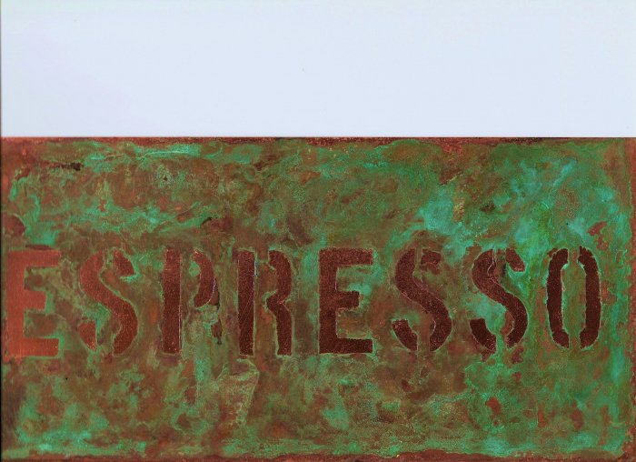 COPPER ESPRESSO SIGN