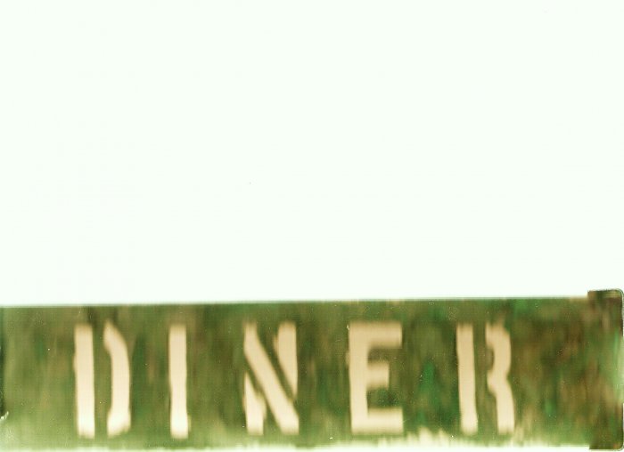 COPPER DINER SIGN
