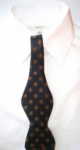 MEN'S SILK SELF-TIE BOW TIE - FREE SHIPPING WORLDWIDE!