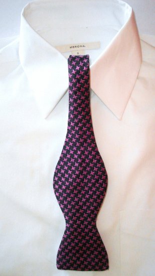MEN'S SILK SELF-TIE BOW TIE - FREE SHIPPING WORLDWIDE!