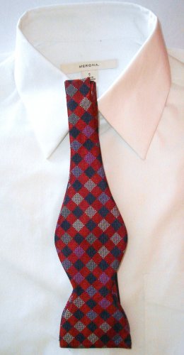 MEN'S SILK SELF-TIE BOW TIE - FREE SHIPPING WORLDWIDE!